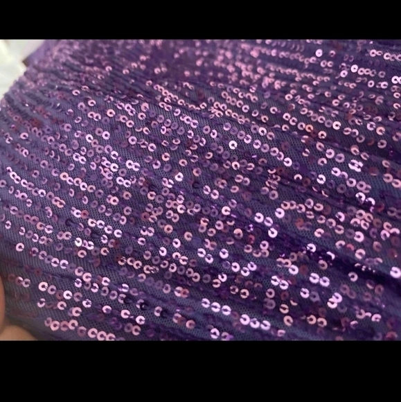 Violet/Purple ,   Spaghetti Strap,   Sequined, Merm… - Picture 11 of 11